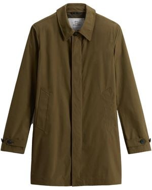Woolrich City Trench Coat - Green