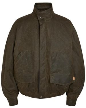Calvin Klein High-Neck Flap-Pocket Jacket - Brown