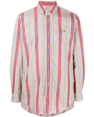 Vivienne Westwood All-Over Print Button-Down Shirt - Pink
