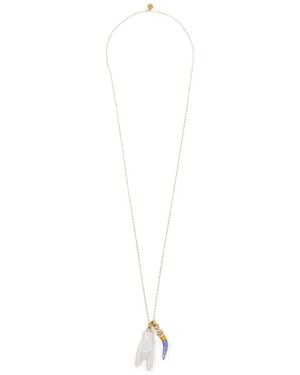 BLAKLACE Chilly Pendant Necklace - White
