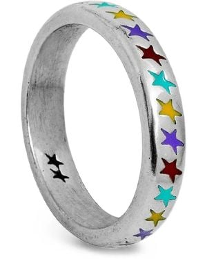 Twojeys Starline Stars-Motifs Ring - Metallic
