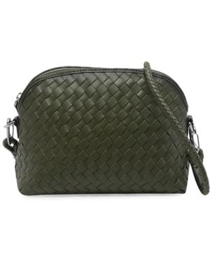 Dragon Diffusion Woven Shoulder Bag - Green