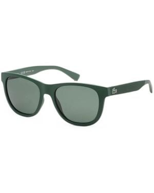 Lacoste Logo-Plaque Sunglasses - Green