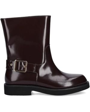 BOSS Stivali Biker Con Fibbia - Marrone