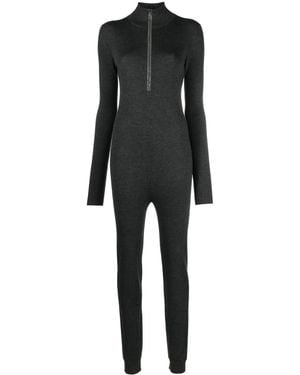 Brunello Cucinelli Jumpsuit Met Lange Mouwen - Zwart