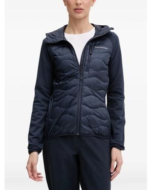 Peak Performance Helium Quilted Hooded Jacket - Blue