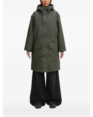 Rains Parka W3T3 À Capuche - Green