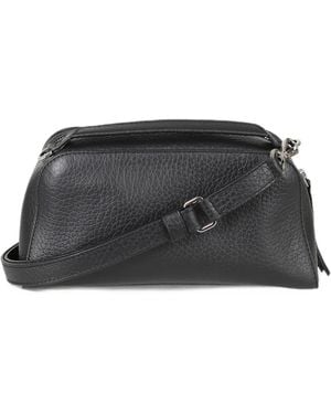 Orciani The Address 26 Soft Logo-Plaque Tote Bag - Black
