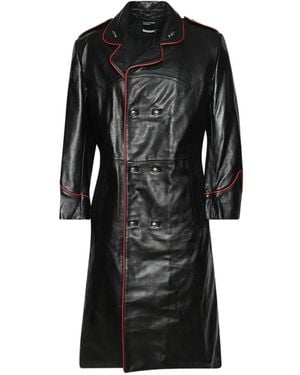 Enfants Riches Deprimes Belgian Fire Trench Coat - Black