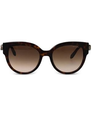 BVLGARI Embellishment Cat-Eye Sunglasses - Black