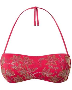 Twinset Haut De Bikini Bandeau À Détails De Clous - Red