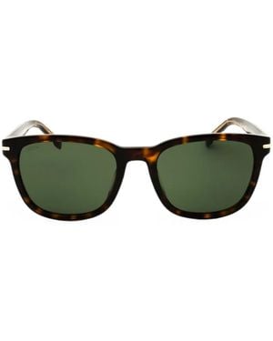 BOSS Rectangle-Frame Sunglasses - Green