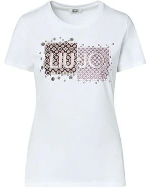 Liu Jo Logo T-Shirt - White