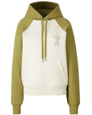Ami Paris Crew Neck Sweatshirt - Green