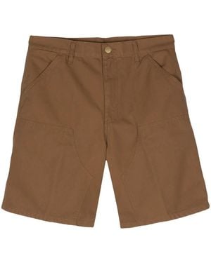 Carhartt Shorts Marshall Con Applicazione - Marrone