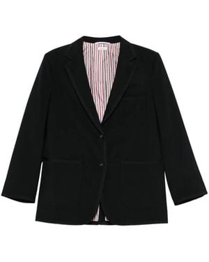 Thom Browne Einreihiges Sakko - Schwarz