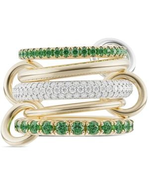 Spinelli Kilcollin Bague Chloe Vert Sertie D'Émeraude Et De Diamants - Green