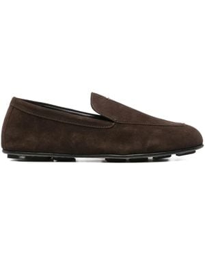 Giuseppe Zanotti Mocassins En Daim - Marron