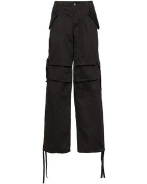 Rhude Wide Trousers - Black