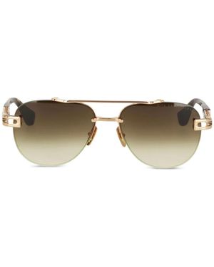 Dita Eyewear Tortoiseshell Pilot Sunglasses - Natural