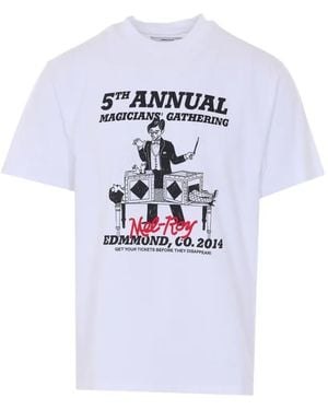 Edmmond Studios Mel Roy Print Crewneck T-Shirt - White