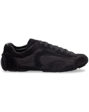 Prada Sneakers Mit Einsätzen - Schwarz