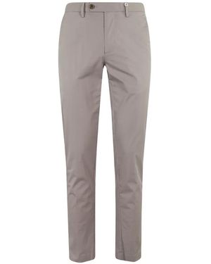 Myths Slim-Fit Tailored Trousers - Grey