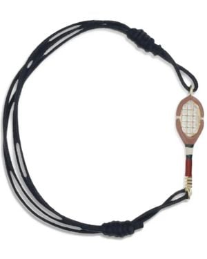 Aliita Bracciale Con Ciondolo Racchetta Da Tennis - Metallizzato
