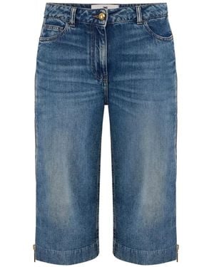 Elisabetta Franchi Zip Shorts - Blue