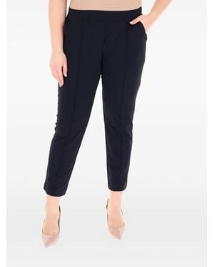 Elena Miro Pintuck-Detail Pants - Blue