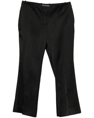 Ermanno Scervino Viscose Elastane Trousers - Black