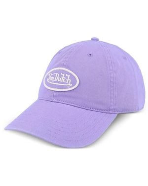 Von Dutch Baseballkappe Mit Logo-Patch - Lila