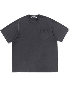 A Bathing Ape T-Shirt Con Taschino - Blu