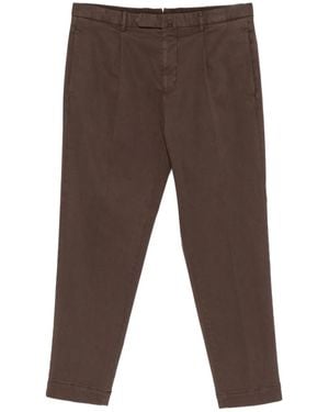 Dell'Oglio Pleated Trousers - Brown