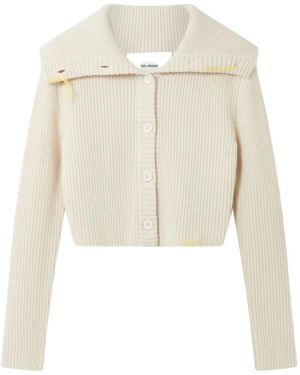 Axel Arigato Celine Ribbed Cardigan - White