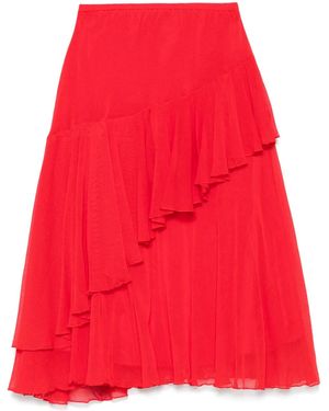 Hai Cecilia Midi Skirt - Red