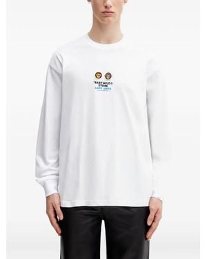 Aape By A Bathing Ape Baby Milo Graphic-Print T-Shirt - White