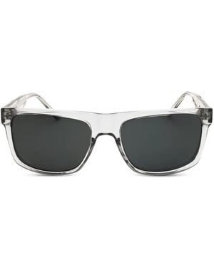 Privé Revaux The Kingston Rectangle-Frame Sunglasses - Grey