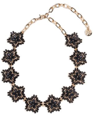 Carolina Herrera Collana Con Cristalli - Nero