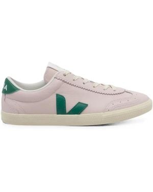 Veja Volley Suede Sneakers - White