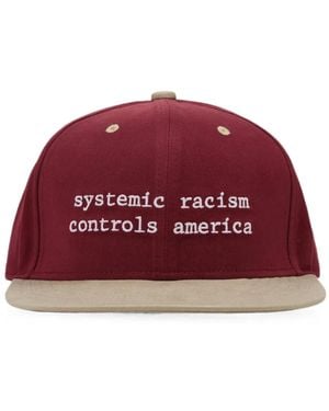 DENIM TEARS X Arthur Jafa Systemic Racism Controls America Embroidered Trucker Hat