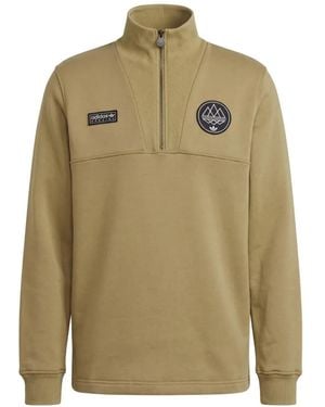 adidas Spezial Quarter-Zip Jumper - Green