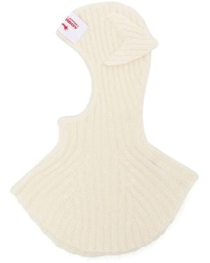 Charles Jeffrey Chunky Ears Knit Baclava - White