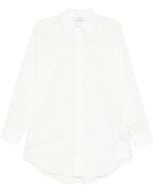 Off-White c/o Virgil Abloh Blouse À Imprimé Peau De Serpent - White