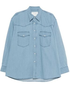 Studio Nicholson Texana Denim Shirt - Blue