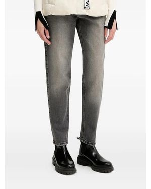 KARL LAGERFELD Logo-Plaque Jeans - Black