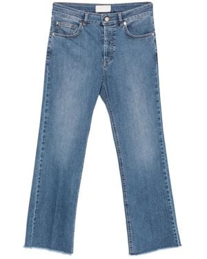 iBlues Raw-Hem Flared Jeans - Blau