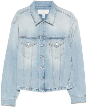 ERL Flap-Pocket Denim Jacket - Blue