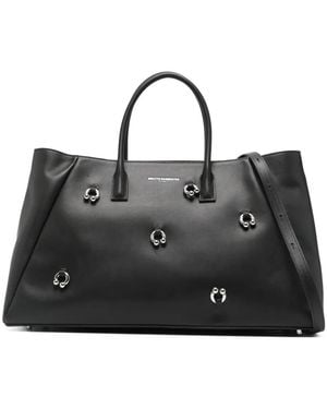 Melitta Baumeister Appliqué-Detail Tote Bag - Black