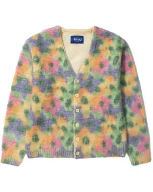 AWAKE NY Cardigan À Fleurs - Yellow